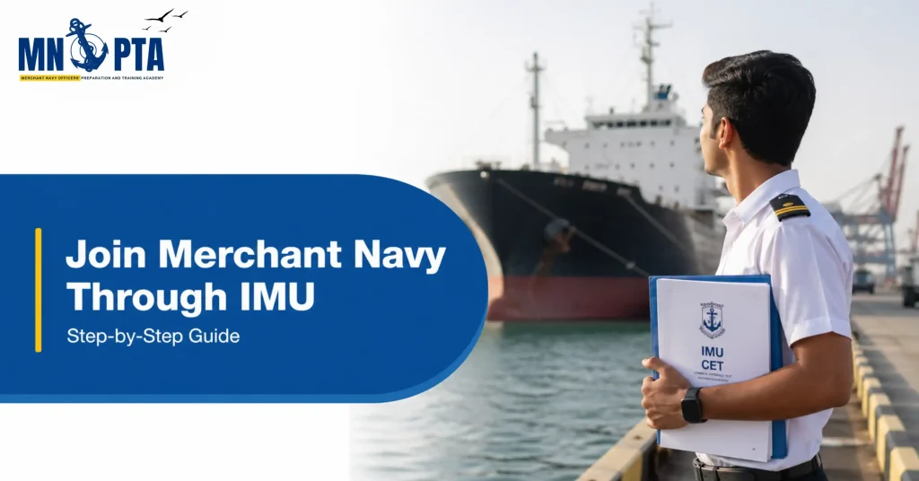 Student preparing to join Merchant Navy through IMU