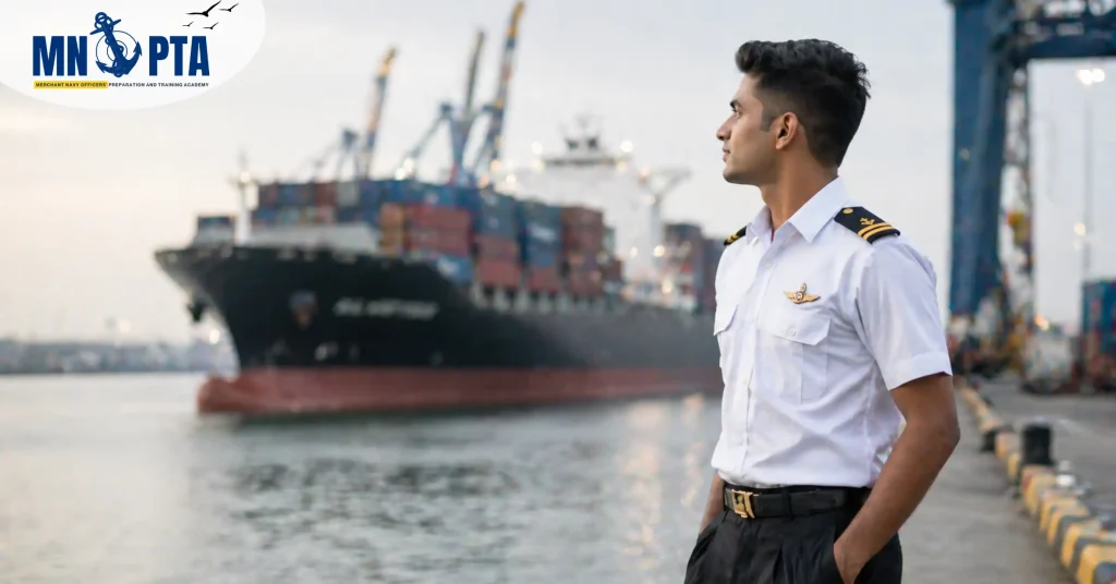 Student starting Merchant Navy career journey
